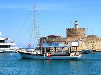 Rhodes East Coast All-inclusive Boat Cruise with Transfer